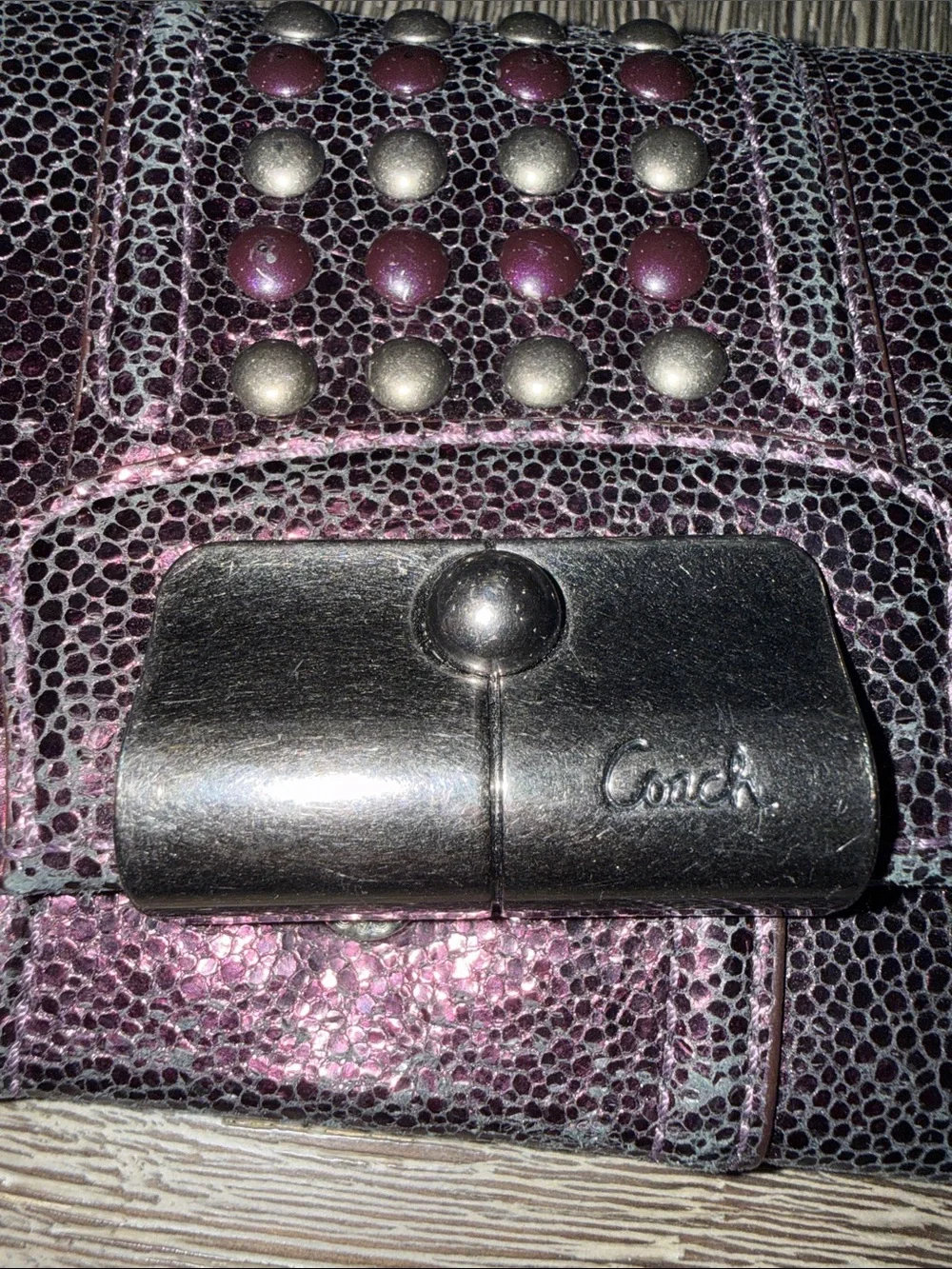 Coach stylish purple